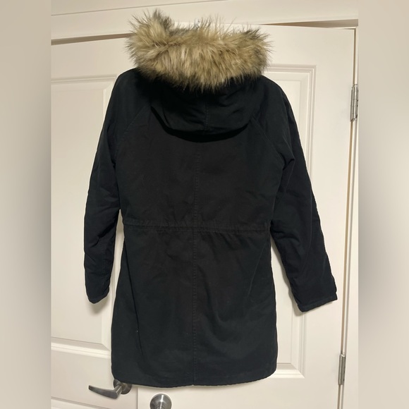 Community Anion Parka with Fur, Black, Small - Picture 2 of 9